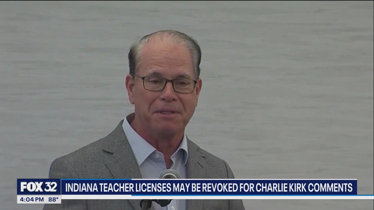 Indiana teacher licenses may be revoked for Charlie Kirk comments