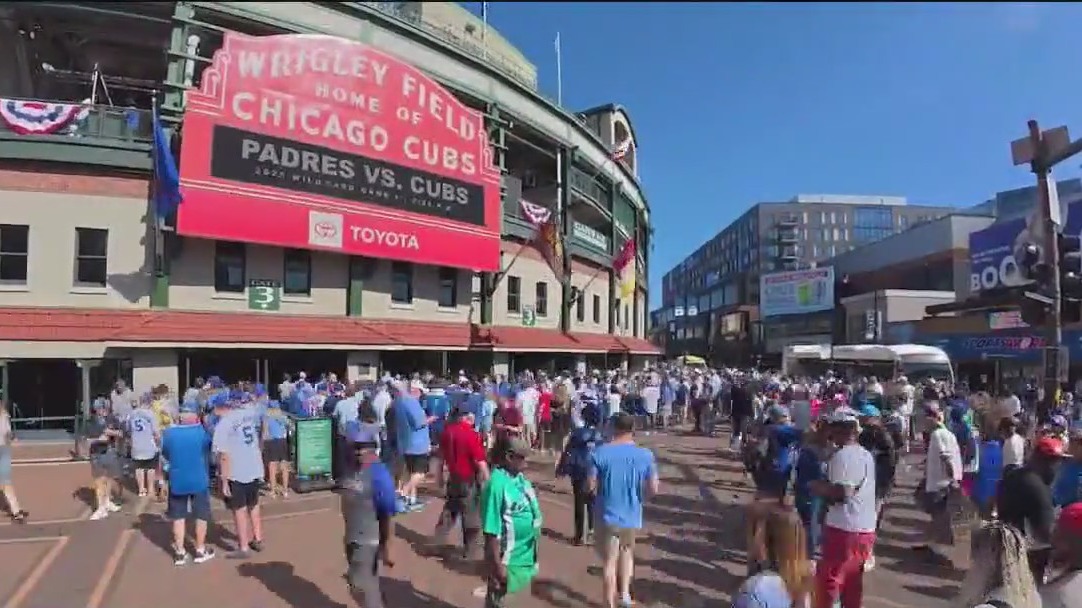 Wrigleyville buzzing as Cubs face Padres in Wild Card showdown