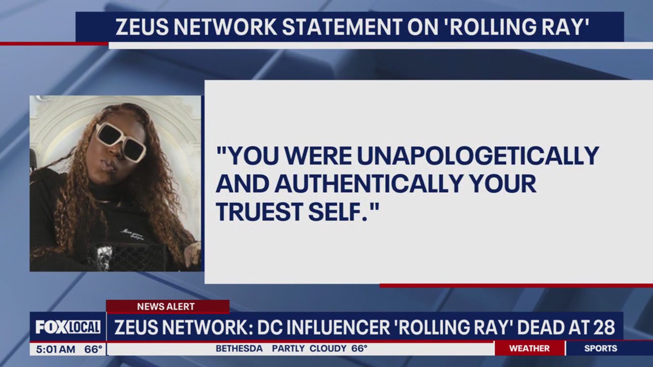 D.C. influencer Raymond Harper, known as ‘Rolling Ray,’ has died at 28.