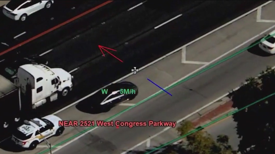 Think you can beat traffic on the shoulder? Cook County sheriff’s drone is watching